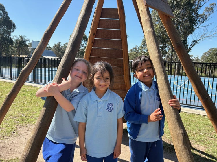 Children in a playground